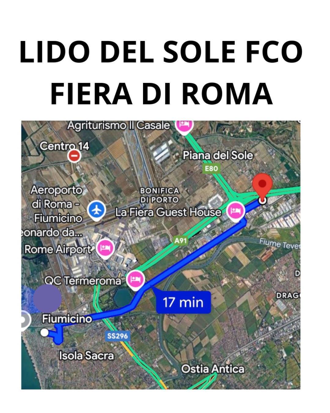 דירות פיומיצ'ינו Lido Del Sole Fco מראה חיצוני תמונה